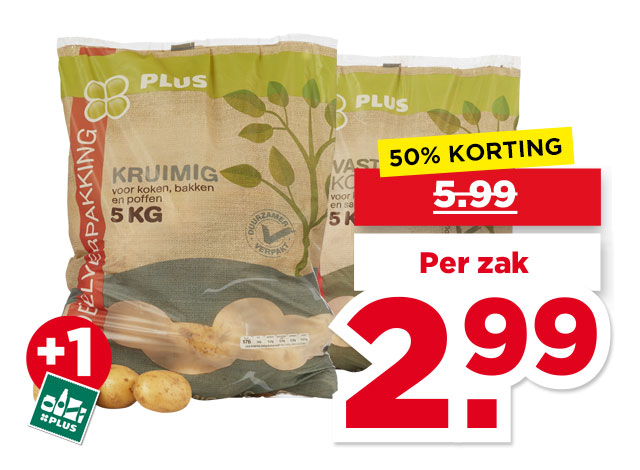PLUS Aardappelen | Bekijk aanbieding