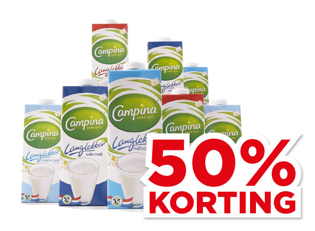Campina Langlekker melk | Bekijk aanbieding