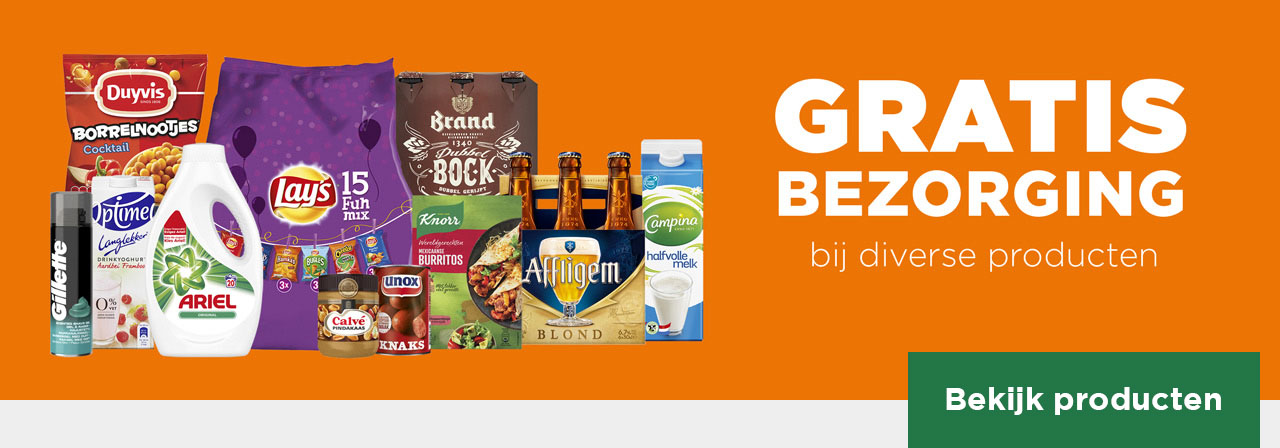 GRATIS BEZORGING bij diverse producten | Bekijk producten