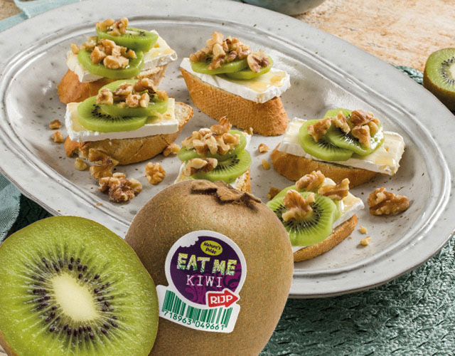 Stokbroodje brie met kiwi | Proef nu!