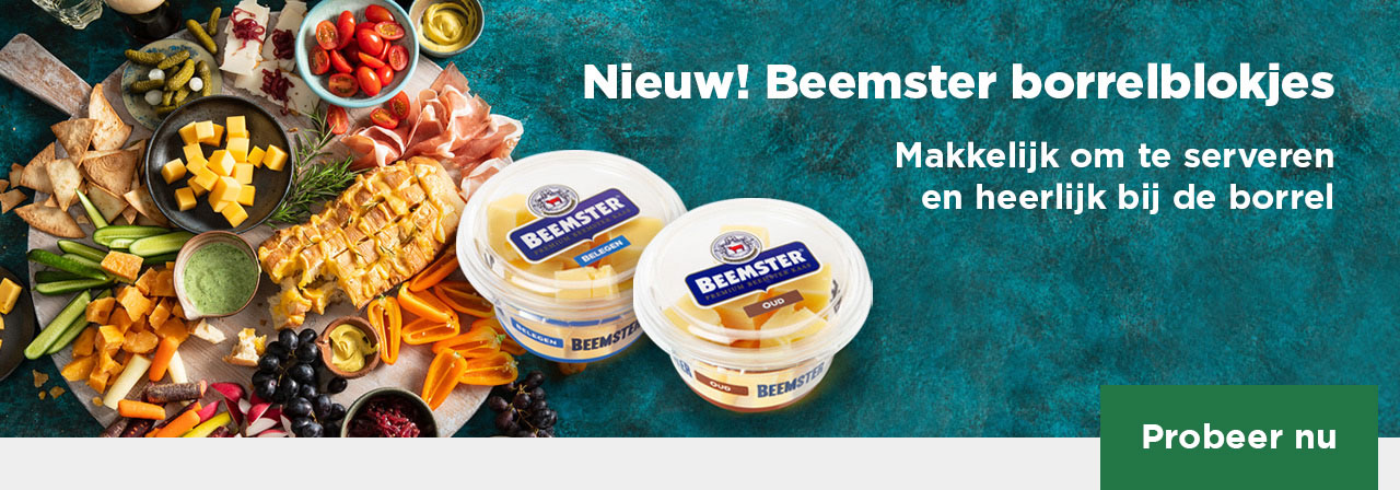 Nieuw! Beemster borrelblokjes | Makkelijk om te serveren en heerlijk bij de borrel | Probeer nu