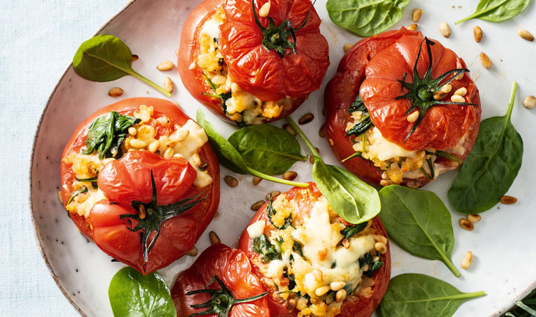 Gevulde Monterosa tomaten | Naar recept