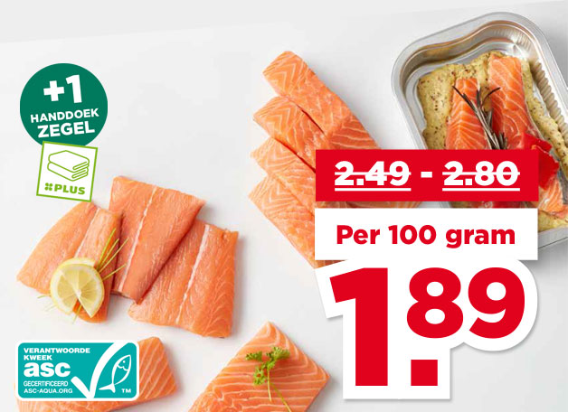 Alle PLUS Verse zalmfilet zonder huid | Bekijk aanbieding