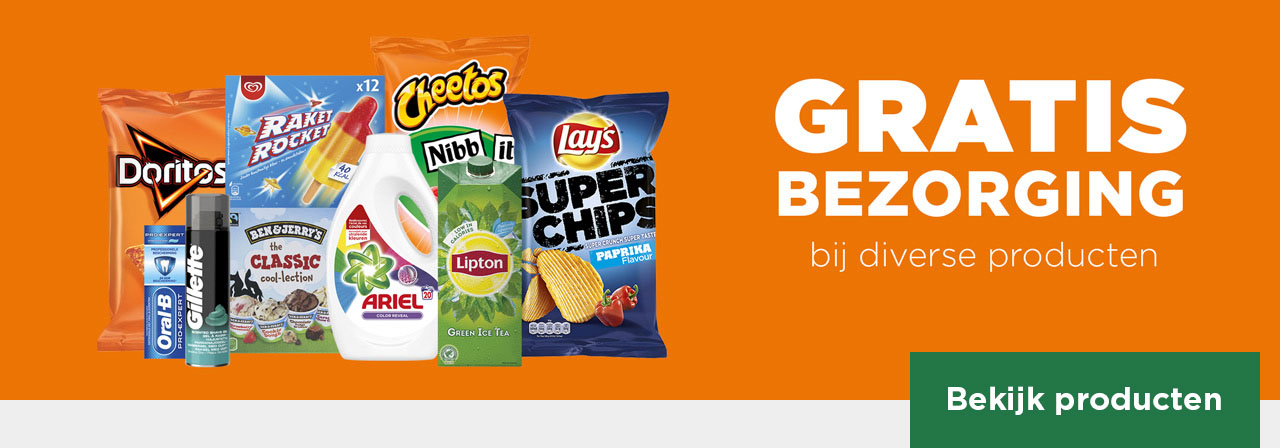 GRATIS BEZORGING bij diverse producten | Bekijk producten
