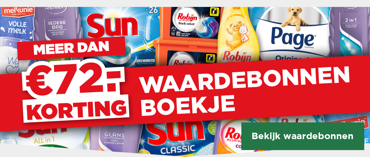MEER DAN €72.- KORTING | WAARDENBONNEN BOEKJE | Bekijk waardebonnen