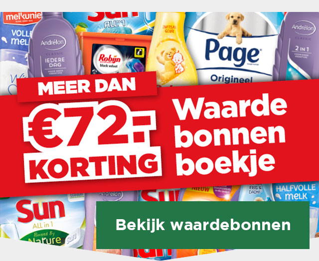 MEER DAN €72.- KORTING | WAARDENBONNEN BOEKJE | Bekijk waardebonnen
