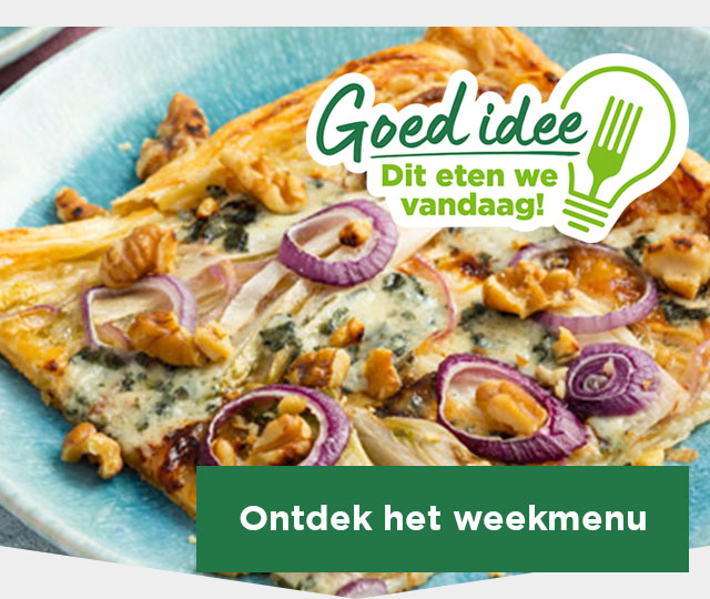 Goed idee | Dit eten we vandaag! | Ontdek het weekmenu