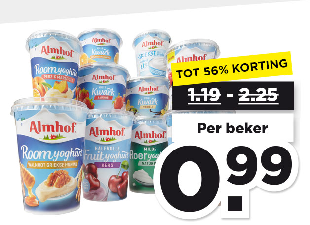 Almhof Yoghurt of kwark | Bekijk aanbieding
