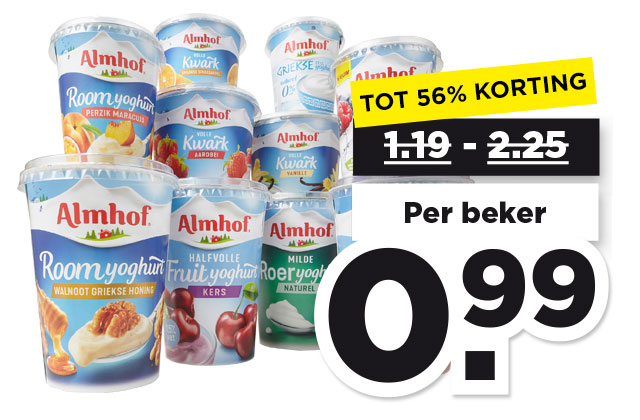 Almhof Yoghurt of kwark | Bekijk aanbieding