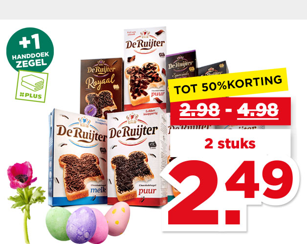 De Ruijter Chocoladehagelslag of -vlokken | Bekijk aanbieding