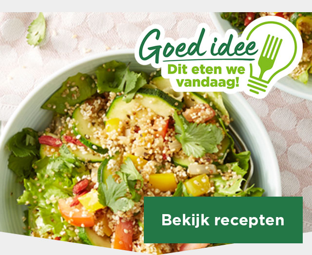 Goed idee | Dit eten we vandaag! | Bekijk recepten