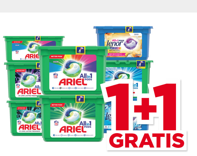 Alle Ariel of Lenor Pods | Bekijk aanbieding
