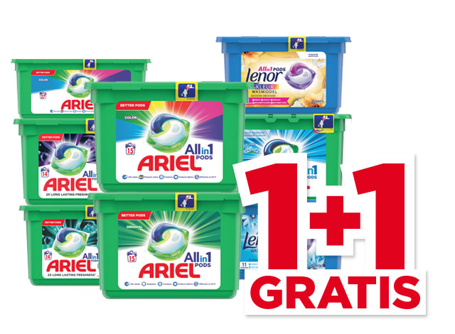 Alle Ariel of Lenor Pods | Bekijk aanbieding