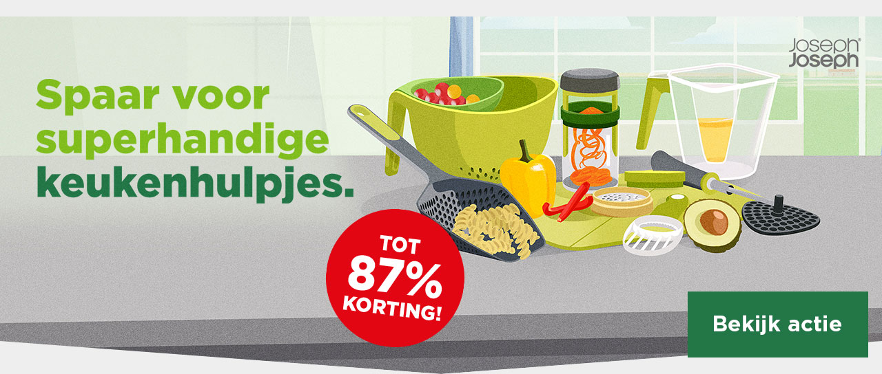 Spaar voor superhandige keukenhulpjes | TOT 87% KORTING! | Bekijk actie