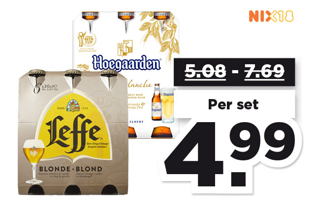 Leffe of Hoegaarden Speciaal bier | Bekijk aanbieding