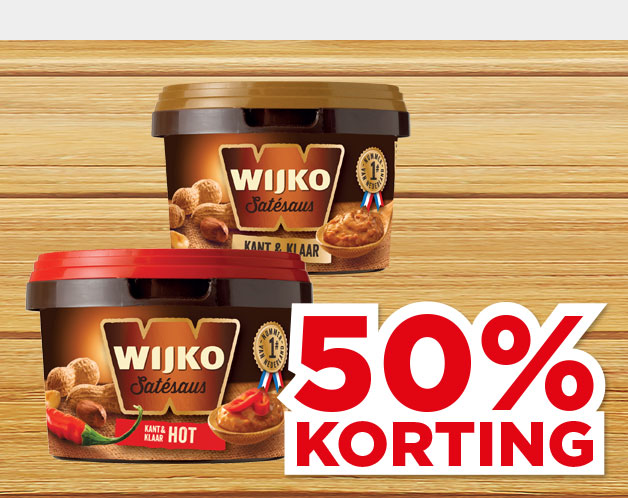 Wijko Satésaus kant & klaar | Bekijk aanbieding