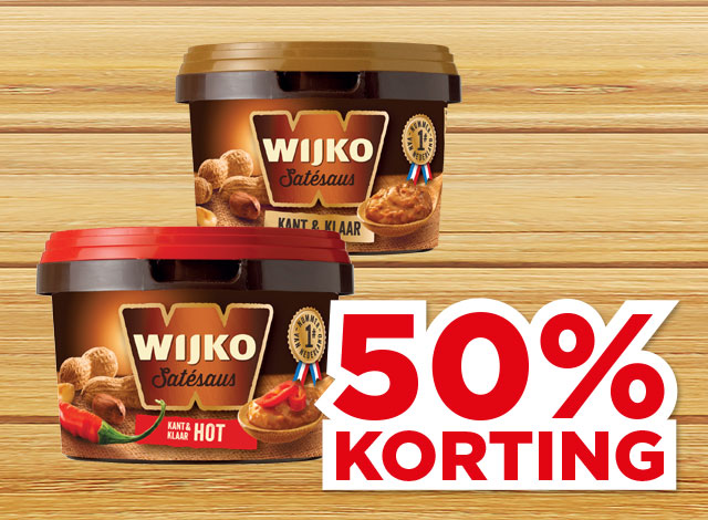 Wijko Satésaus kant & klaar | Bekijk aanbieding