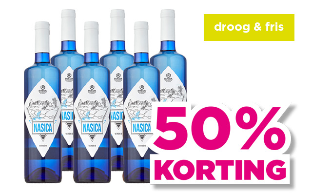 Nasica D.O. Rueda | Verdejo | droog & fris | 50% korting | van 41.94 voor 20.97 | Bekijk wijn