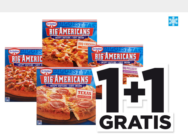 Alle Dr. Oetker Big Americans pizza’s | Bekijk aanbieding