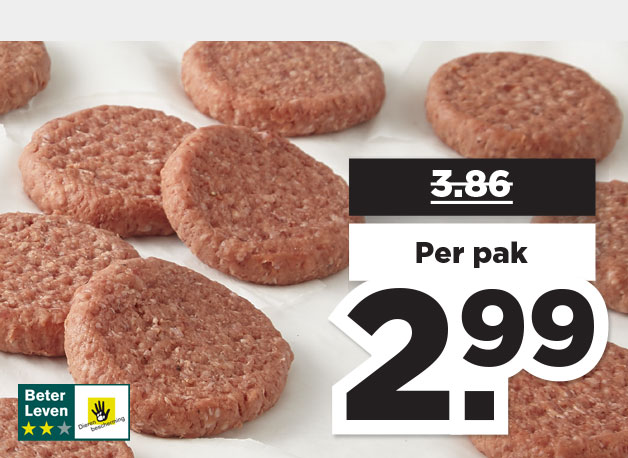 PLUS Blonde d’Aquitaine Hamburgers | Bekijk aanbieding