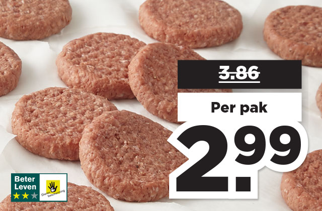 PLUS Blonde d’Aquitaine Hamburgers | Bekijk aanbieding