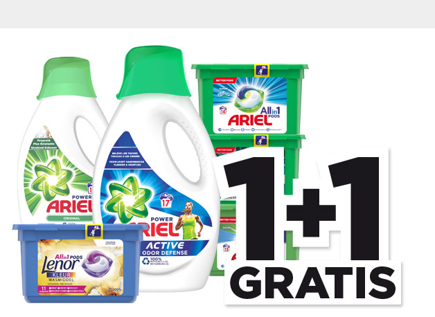 Alle Ariel of Lenor Wasmiddel | Bekijk aanbieding