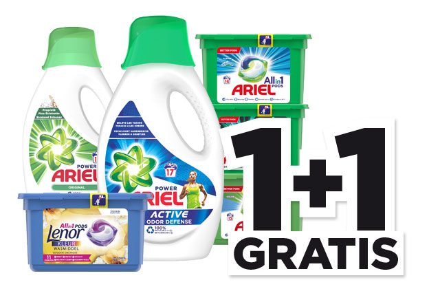 Alle Ariel of Lenor Wasmiddel | Bekijk aanbieding