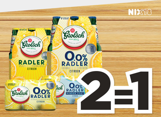Grolsch Radler | Bekijk aanbieding