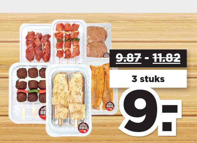 PLUS BBQ Vlees of vis* | Bekijk aanbieding