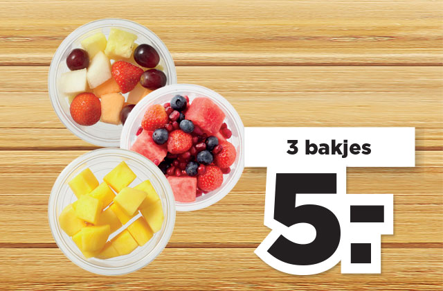 Healthy Hand Vers Gesneden fruit | Bekijk aanbieding