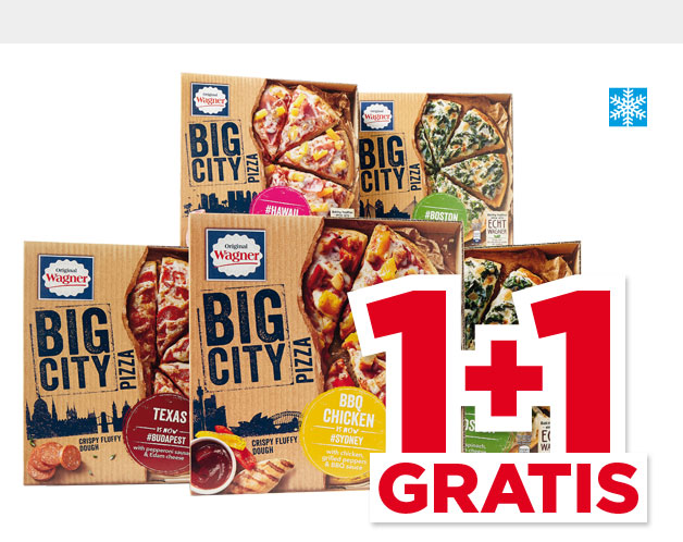 Alle Wagner Big city pizza’s | Bekijk aanbieding