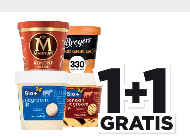 Alle Magnum, Breyers of Bio+ Pints | Bekijk aanbieding
