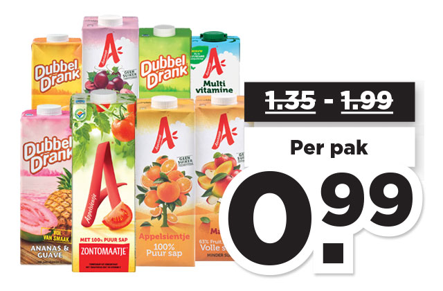 Appelsientje of Dubbeldrank | Bekijk aanbieding