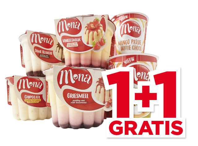 Mona Pudding of verdraaid lekkere yoghurt | Bekijk aanbieding