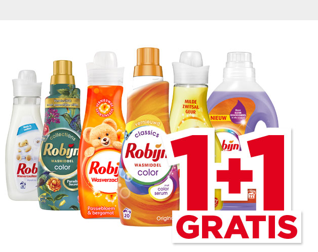 Alle Robijn Wasmiddel of wasverzachter | Bekijk aanbieding