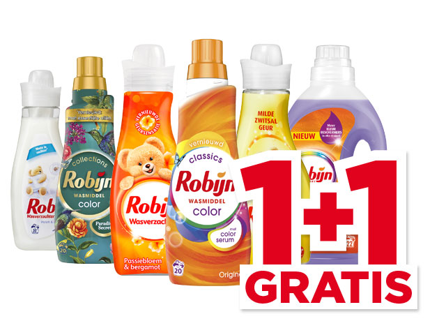 Alle Robijn Wasmiddel of wasverzachter | Bekijk aanbieding