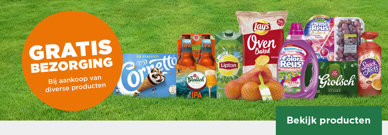 GRATIS BEZORGING | Bij aankoop van diverse producten: | Bekijk producten