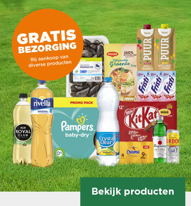 GRATIS BEZORGING | Bij aankoop van diverse producten: | Bekijk producten