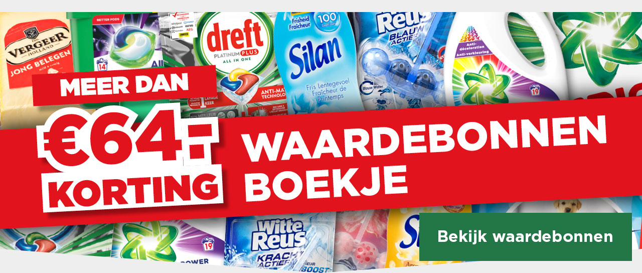 MEER DAN € 64.- KORTING WAARDEBONNENBOEKJE | Bekijk waardebonnen