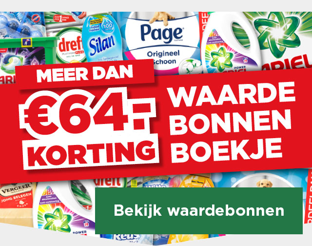 MEER DAN € 64.- KORTING WAARDEBONNENBOEKJE | Bekijk waardebonnen