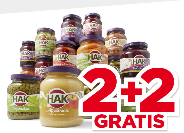 Hak Groente of appelmoes | Bekijk aanbieding