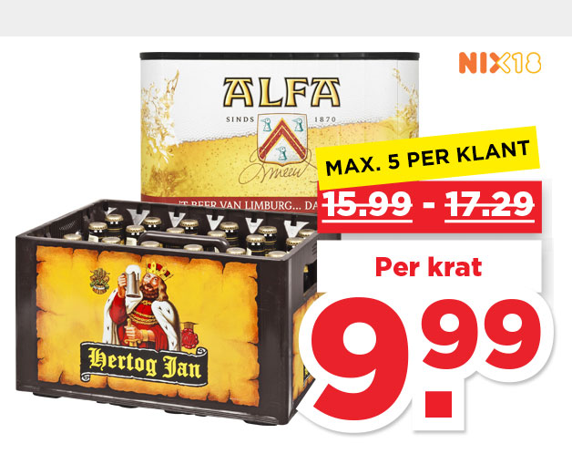 Hertog Jan of Alfa | Bekijk aanbieding