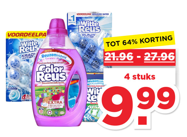 Reus Wasmiddel of Duoblokken | Bekijk aanbieding