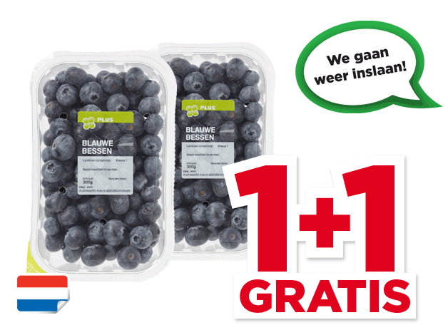 PLUS Nederlandse Blauwe bessen | Bekijk aanbieding