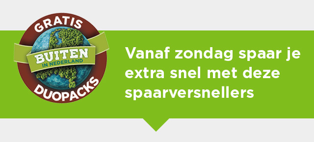 Vanaf zondag spaar je extra snel met deze spaarversnellers