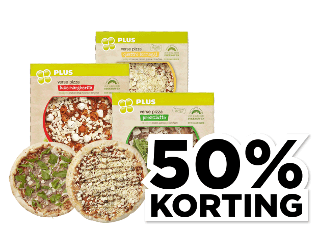 Alle PLUS Verse pizza’s | Bekijk aanbieding