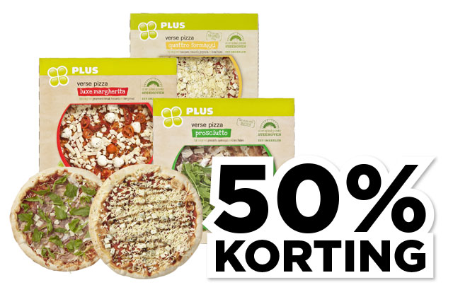 Alle PLUS Verse pizza’s | Bekijk aanbieding