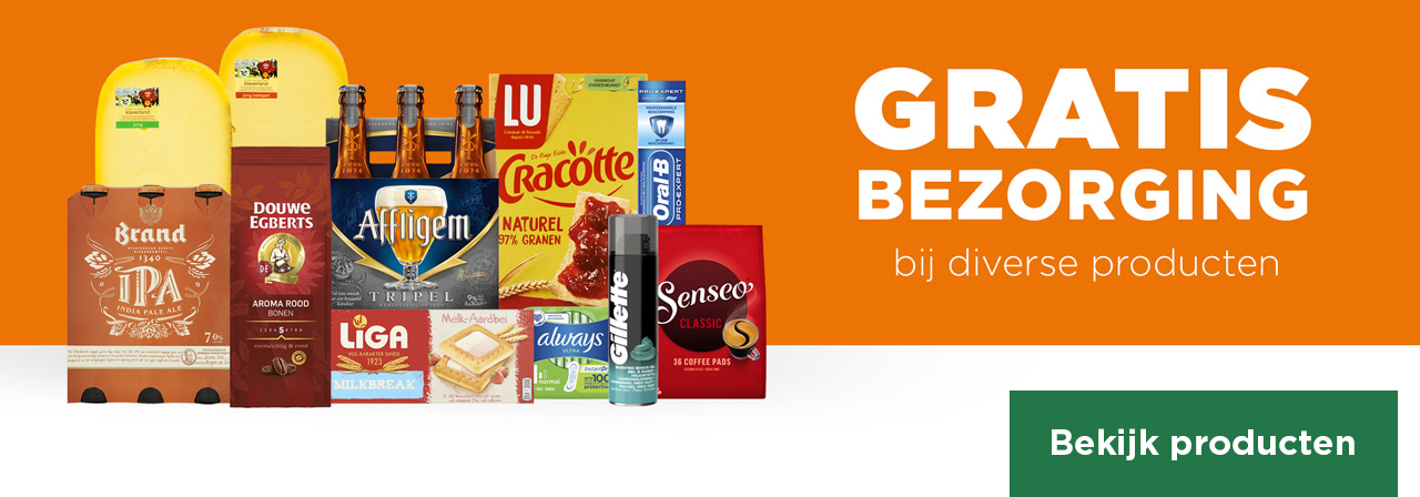 GRATIS BEZORGING | Bij aankoop van diverse producten: | Bekijk producten