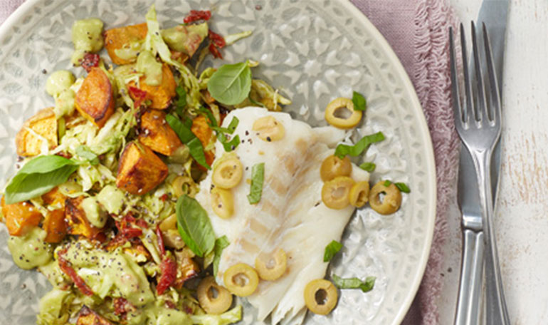 Kabeljauw met frisse salade | Bekijk recept