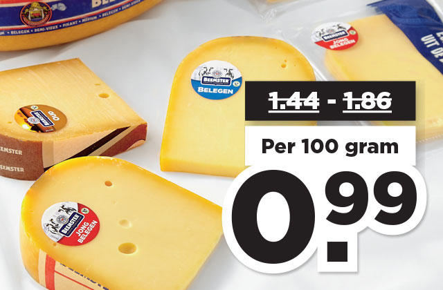 Alle Beemster Kaas plakken of stukken | Bekijk aanbieding